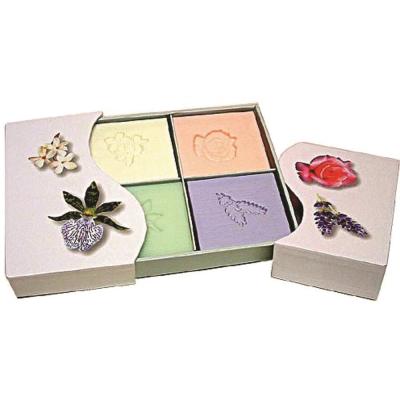 Clover Fields Gift Box Floral Box x 4 Pack(contains: orchid, jasmine, lavender & rose)